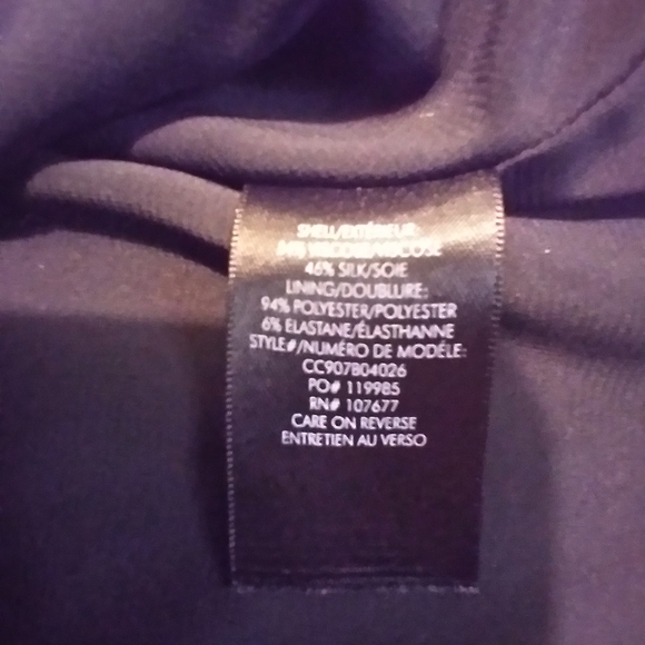 Alice + Olivia Multicolor Patterned Blouse V Neck Long Sleeve Gauzy Office Work - Picture 12 of 13